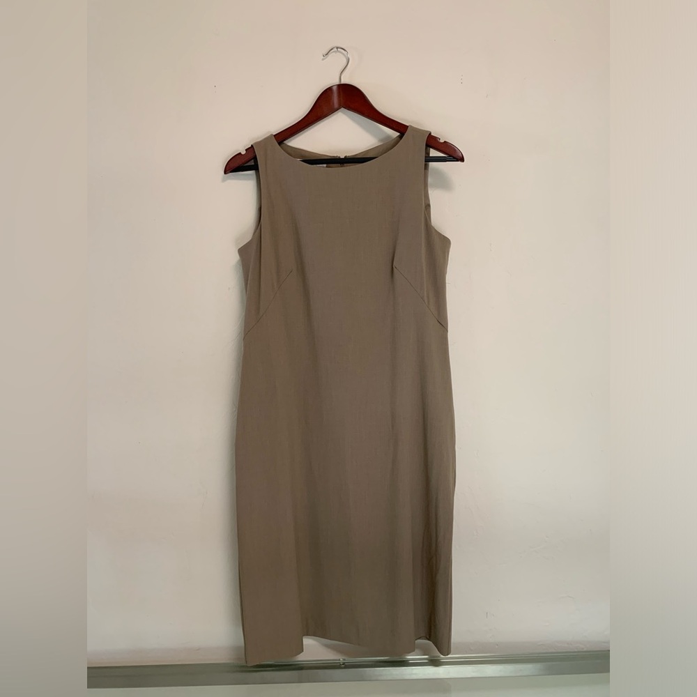 Knee length business dress
